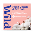 Image 2 for WILD Fresh Cotton & Sea Salt Natural Deodorant Refill 40g