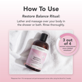 Image 4 for Restore Balance Bath & Shower Wash 400ml