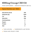Image 4 for CBD Oil 1000mg Orange Flavour 30ml