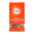 Holland & Barrett Milk Chocolate Crystallised Ginger 210g