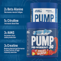 Image 3 for Caffeine Free Pump 3G Pre Workout 3g Fruit Burst 375g