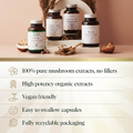 Image 3 for Organic Lion’s Mane Mushroom Extract 60 Vegan Capsules