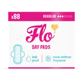 Image 1 for Bamboo Day Period Pads with Wings - Super Absorbent, Soft, Thin (88 Pads)