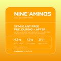 Image 2 for Nine Aminos Pineapple 330g