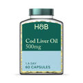 Image 1 for Pure Cod Liver Oil 500mg 60 Capsules