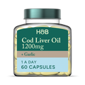 Image 1 for Pure Cod Liver Oil & Garlic 60 Capsules