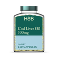 Image 1 for Pure Cod Liver Oil 500mg 240 Capsules