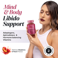 Image 4 for Libido Turn Me On Raspberry & Peach Flavoured 60 Gummies