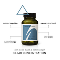 Image 2 for FOCUS & CLARITY with Lion’s Mane and Holy Basil 60 Vegan Capsules