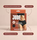 Image 3 for Absorbent Leak Proof Underwear, Black, High Waist, Size Medium