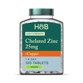 Image 1 for High Strength Chelated Zinc & Copper 120 Tablets