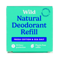 Image 2 for WILD Fresh Cotton & Sea Salt Sensitive Deodorant Refill 40g