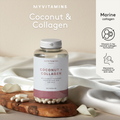 Image 2 for Myvitamins Coconut + Collagen 180 Capsules