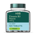 Image 1 for Vitamin B3 + Niacin 100mg 120 Tablets