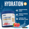 Image 2 for Hydration+ Powder Strawberry Raspberry  240g