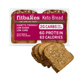 Image 1 for Keto Flaxseed Bread: 2g Carbs, High Protein 190g