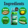 Image 4 for Good Gut Super Greens & Lemon Shot 60ml