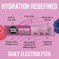 Image 4 for Restore Electrolytes Mixed Berry 30 x 5.9g Sachet