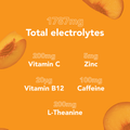 Image 5 for Electrolytes+ Energy & Focus, Peach Flavour 30 Sachets