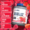 Image 2 for Beef XP Clear Protein Isolate Strawberry & Raspberry 1.8KG