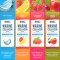 Image 3 for Marine Collagen Strawberry Raspberry 10 Sachets