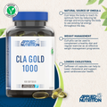 Image 3 for CLA Gold 1000 100 Softgels