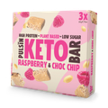 Image 1 for Raspberry & Choc Chip Keto Bar 3 x 30g