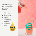Image 4 for Daily Live & Active Bacteria Strawberry & Raspberry Water Based Food Supplement 4x500ml
