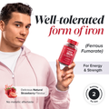 Image 4 for Iron 20mg + Vitamin C Strawberry Flavoured 60 Gummies
