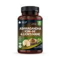 Image 1 for Ashwagandha Ksm-66 And Lions Mane Capsules 120 Capsules