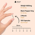 Image 4 for Shilajit with Black Pepper 1400mg per serving 120 Capsules