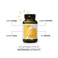 Image 2 for Rise & Shine With Ginseng & Reishi 60 Vegan Capsules
