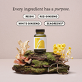 Image 4 for Rise & Shine With Ginseng & Reishi 60 Vegan Capsules