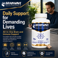 Image 2 for Brainwave Nootropics Brain Function & Immune System Support Complex - Ashwagandha, Lion’s Mane, L-Theanine, Vitamins D3, B5, B12 & Zinc