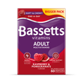 Image 1 for Bassetts Vitamins Adult Multivitamins Raspberry & Pomegranate 60 Pastilles