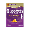 Image 1 for Bassetts Vitamins Woman 50+Multivitamins & Multiminerals Orange & Lemon 30 Pastilles