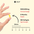 Image 4 for Cod Liver Oil Softgels 1000mg with EPA, DHA, Vitamin A & D - 180 Softgels