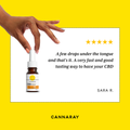 Image 3 for Bright Days Oil Drops Orange Flavour 500mg 10ml