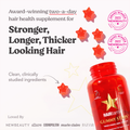 Image 3 for HAIRtamin Gummy Stars 60 Gummies