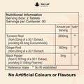 Image 3 for Turmeric, Curcumin, Ginger Tablets 180 tablets