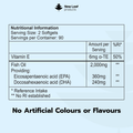 Image 3 for Omega 3 Fish Oil Softgel Capsules 180 softgels