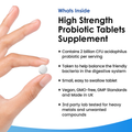 Image 3 for Probiotic Lactobacillus Acidophilus Tablets 120 tablets