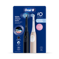 Image 2 for Oral-B iO2 Rechargeable Night Black & Calm Pink Toothbrush Duo Pack