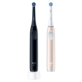 Image 3 for Oral-B iO2 Rechargeable Night Black & Calm Pink Toothbrush Duo Pack