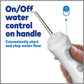 Image 5 for Waterpik Cordless Plus Water Flosser WP-490UK -WH