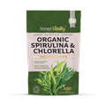 Image 1 for Organic Spirulina & Chlorella Tablets - 400 Count