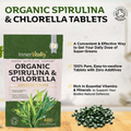 Image 3 for Organic Spirulina & Chlorella Tablets - 400 Count
