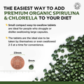 Image 5 for Organic Spirulina & Chlorella Tablets - 400 Count