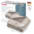 Image 2 for Fluffy Nordic Heated Snuggie Throw Beige HD75N