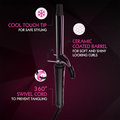 Image 3 for Wahl Curling Tong Ceramic Barrel 19mm Black ZX912